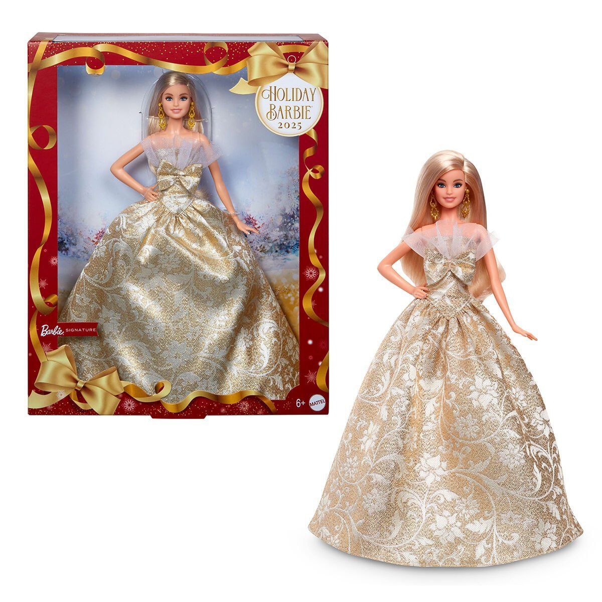 JBH95 Barbie 2025 Mutlu Yıllar Bebeği - Sarışın