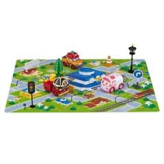 POLI ZR-913 Robocar Poli Gogo City Seri Ambar,Roy,Mark Oyun Seti