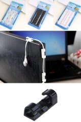 BUFFER® Ev ve Ofis İçin 20li Yapışkanlı Kablo Düzenleyici ve Toplayıcı