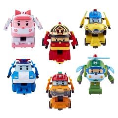 POLI ZR-915 Robocar Poli Quick Transforming Mini Rescue Deluxe Set
