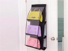 BUFFER® 6 Gözlü Pratik Dolap İçi Çanta Düzenleyici Askılık Oganizer