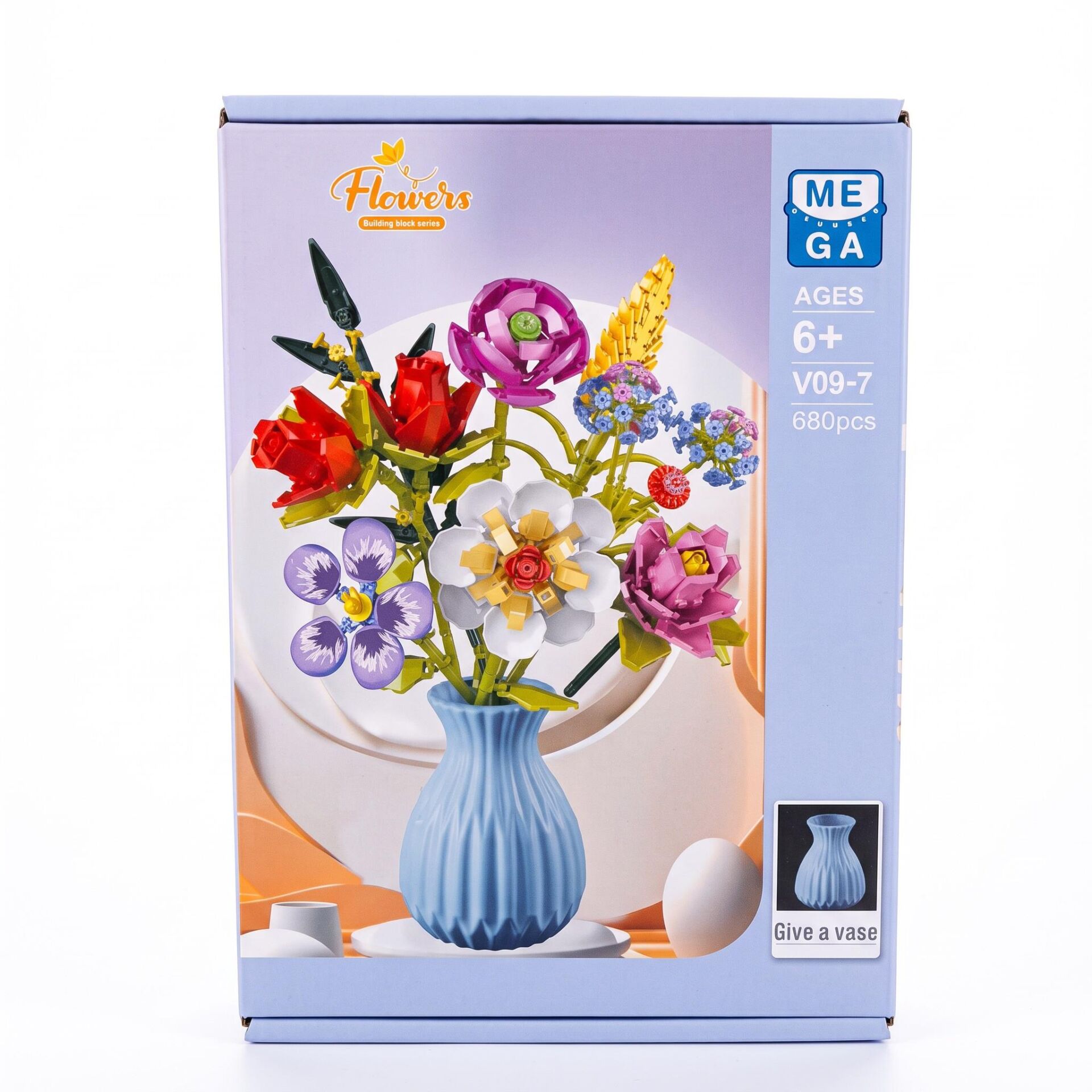 BIG0V097 8'Lİ BLOK ÇİÇEK 680 PARÇA MİNİ LEGO