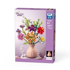 BIG0V091 8'Lİ BLOK ÇİÇEK 733 PARÇA MİNİ LEGO