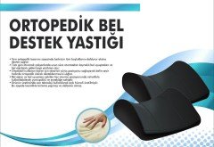 BUFFER® Ortopedik Sırt Minderi Araba Ofis Sandalye Sırt Minderi Yastığı