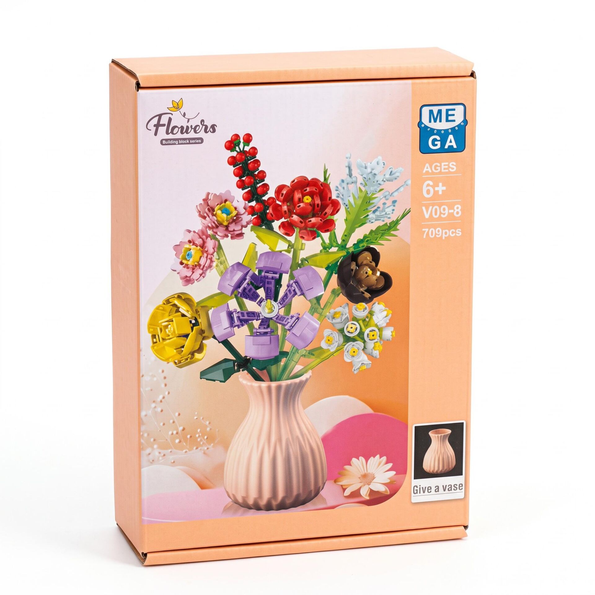 BIG0V098 8'Lİ BLOK ÇİÇEK 709 PARÇA MİNİ LEGO