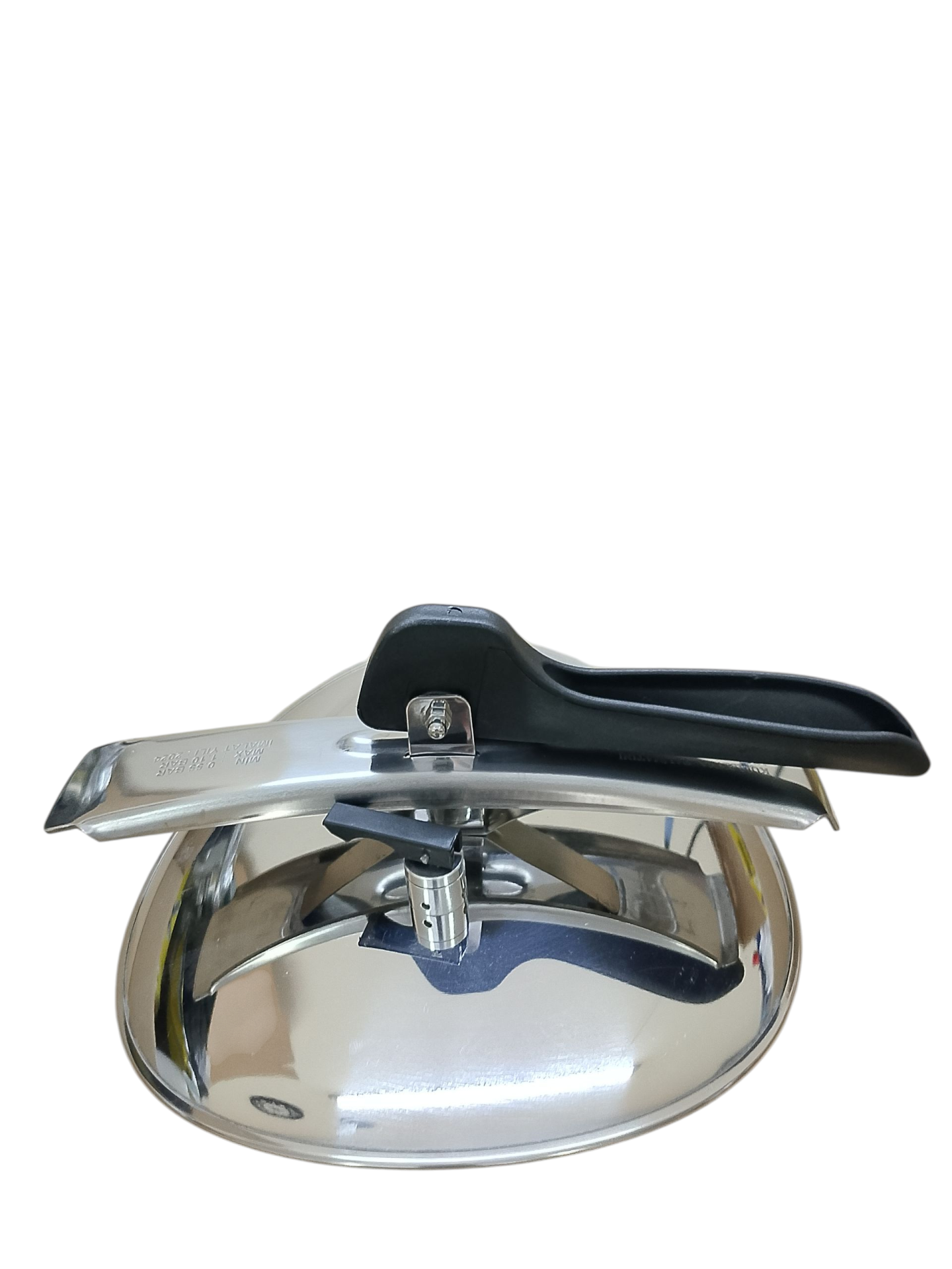 Orta Boy Düdüklü Tencere Kapağı 22 cm Siyah, Üniversal Paslanmaz Çelik Güveç Kapak 1,1 Bar