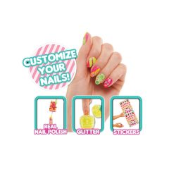 503842 L.O.L. O.M.G. Sweet Nails Pinky Pops Meyve Dükkanı