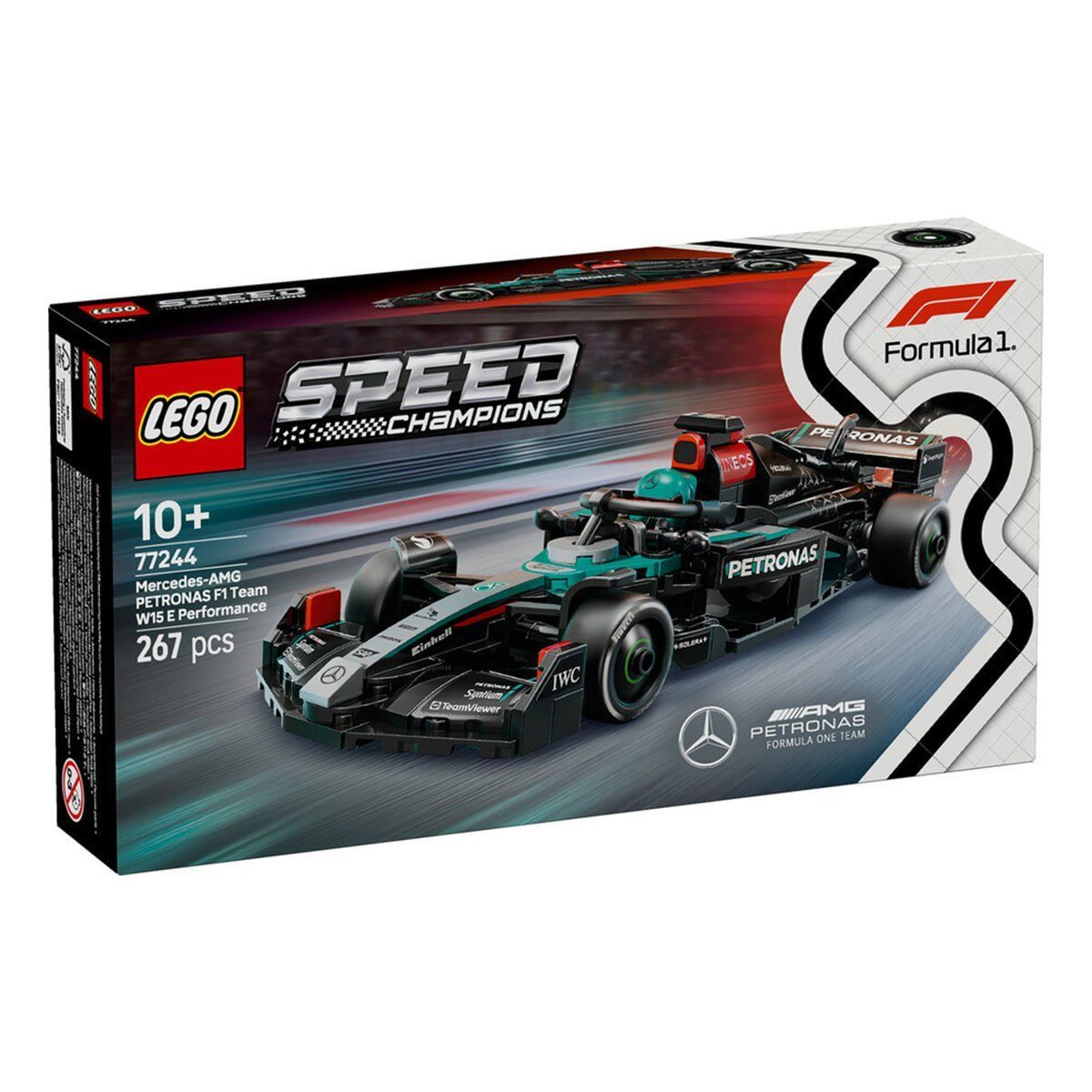 77244 Lego Speed Champ. Mercedes-AMG F1 W15 Yarış Arabası 267prç +10yaş