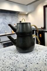 Siyah Granit Çaydanlık Aile Boyu