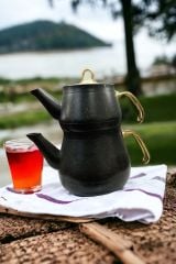 Siyah Granit Çaydanlık Aile Boyu