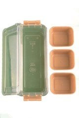 BUFFER® Pratik Kilitlenebilir Kapaklı Kahvaltılık Saklama Kabı Baharatlık