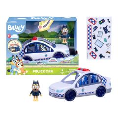 BLUEY 19202 Bluey Polis Arabası Sesli ve Işıklı 1 Figür