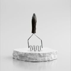 Çelik Patates Ezici Paslanmaz Zigzag