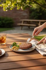 Paslanmaz Çelik Mutfak Spatulası, Smash Burger, Pankek, Keskin Ağız 12cm, Geniş Ağızlı BLZ-46