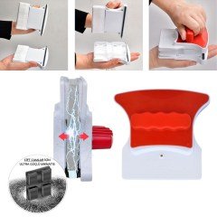 BUFFER® Çift Taraflı Cam İçin Ultra Güçlü Mıknatıslı Cam Sileceği Cam Temizleme Seti