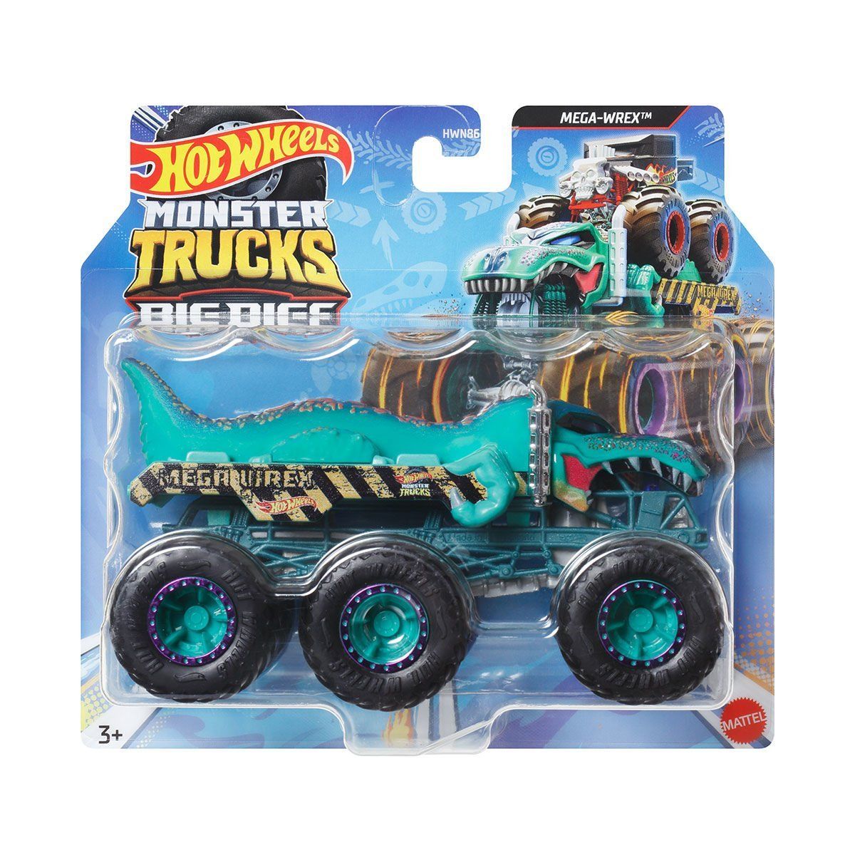 HWN86 Hot Wheels Monster Trucks 1:64 Çekici Arabalar