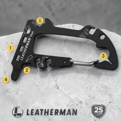 Leatherman Hail Pockettools 5 Fonksiyonlu Çok Amaçlı Karabina 831782