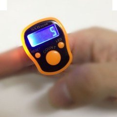 BUFFER® Dijital Yüzük Zikirmatik Tesbih Işıklı Sesli Tarih Saat Ayarlı