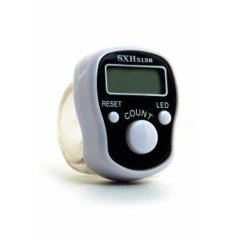 BUFFER® Dijital Yüzük Zikirmatik Tesbih Işıklı Sesli Tarih Saat Ayarlı