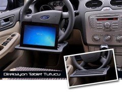 BUFFER® Araba Direksiyona Takılan Masa Laptop Tutucu Yemek Masası