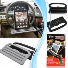 BUFFER® Araba Direksiyona Takılan Masa Laptop Tutucu Yemek Masası