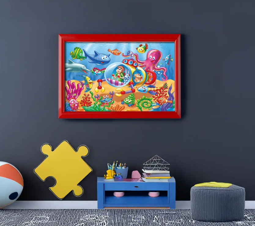JP 31006 LİTTLE SUBMARİNE JUMBO PUZZLE 12 PARÇA