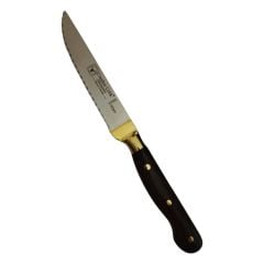 Cumhur Çelik 61005 Tırtıklı Sürmene Mutfak Bıçağı Ahşap Sap