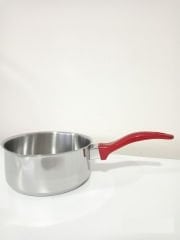 Paslanmaz Sütlük Sos Tavası 15 cm Yumurta Kaynatma Tenceresi Bakalit Saplı