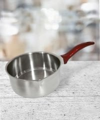 Paslanmaz Sütlük Sos Tavası 15 cm Yumurta Kaynatma Tenceresi Bakalit Saplı