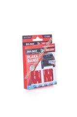 Bulmax 95mm*30mm 12lı Set Plaka Bandı Bmx-3258 (1 Adet Gönderilir)