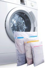 BUFFER® 3 Adet Çamaşır Yıkama Filesi Renkli Fermuarlı 3 Boy