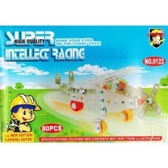 BUFFER® 80 Parça Metal Lego Uçak - V38