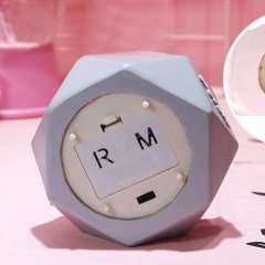 BUFFER® Led Işıklı Sevimli Kaktüs Dekoratif Masa Lambası Mini Biblo Gece Lambası Pembe