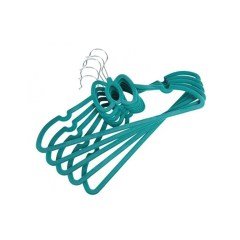 BUFFER® Kaydırmaz İz Bırakmaz Kadife Elbise Kıyafet Kumaş Askısı 4lü