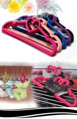 BUFFER® Kaydırmaz İz Bırakmaz Kadife Elbise Kıyafet Kumaş Askısı 4lü