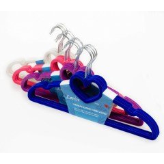 BUFFER® Kaydırmaz İz Bırakmaz Kadife Elbise Kıyafet Kumaş Askısı 4lü