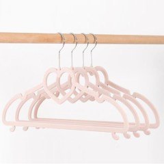 BUFFER® Kaydırmaz İz Bırakmaz Kadife Elbise Kıyafet Kumaş Askısı 4lü