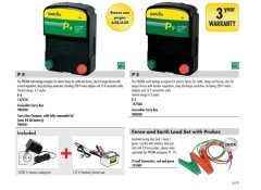 Patura P5 Elektrikli Çit Makinası (220V Elektrik ve 12V Çalışır) 6,3 Joul