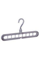 BUFFER® 9 Bölmeli Yer Tasarrufu Sağlayan Katlanır Sihirli Elbise Askısı (5li Set)