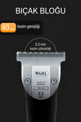 Wahl 1591 T- CUT Tıraş Makinesi Kablosuz Profesyonel Ense Sakal Kesme