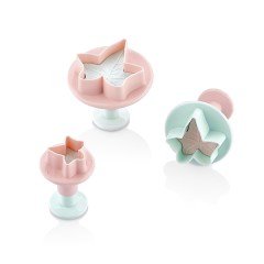 BUFFER® Şeker Hamuru Kesici Dekoratif Şeker Hamuru Kesme Kalıbı Aparatı