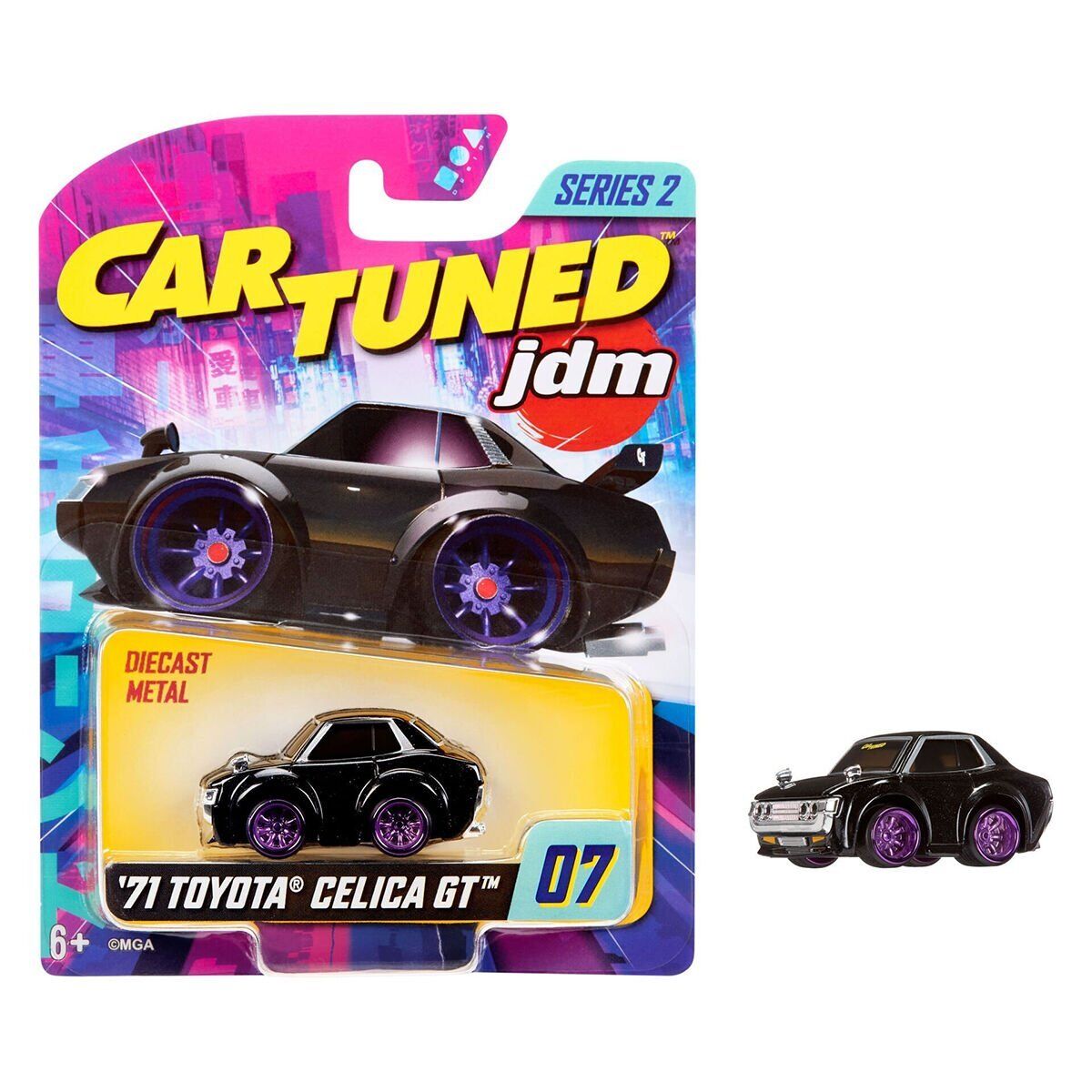 558965 CarTuned JDM 1971 Toyota Celica GT - Siyah Araba