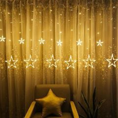 BUFFER® USB Bağlantılı Yıldız Led Işık Saçak Led Aydınlatma Dekor Işık