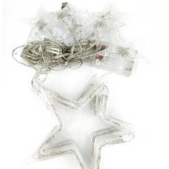 BUFFER® USB Bağlantılı Yıldız Led Işık Saçak Led Aydınlatma Dekor Işık