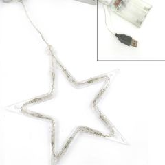 BUFFER® USB Bağlantılı Yıldız Led Işık Saçak Led Aydınlatma Dekor Işık