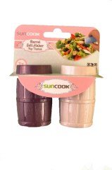 BUFFER® 2 Adet Dekoratif Fıçı Görünümlü Tuzluk Karabiberlik Baharatlık