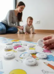 12 Adet Priz Kapatıcı Çocuk Güvenlik Priz Kilidi Bebek Priz Koruyucu