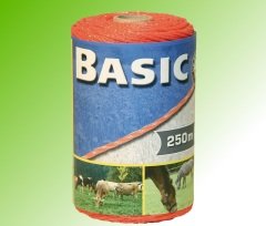 Basic Elektrikli Çit İpi 500 mt Politel 3x0,3mm Politel