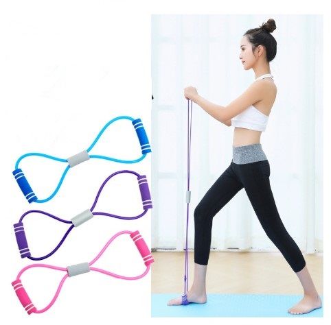 Egzersiz Direnç Lastiği Pilates Bandı Fitness ve Spor Egzersiz Bandı