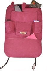 BUFFER® Araç İçi Pembe Koltuk Arkası Koruyucu Eşya Düzenleyici Organizer Cep